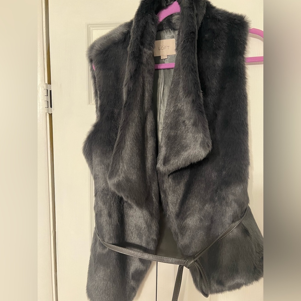 Loft Faux Fur Vest
